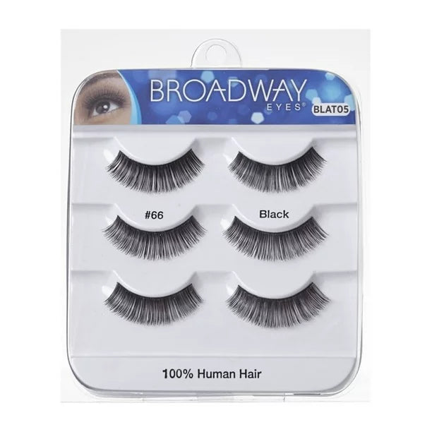 KISS Broadway 100% Human Hair Lashes Trio Pack - BLAT05