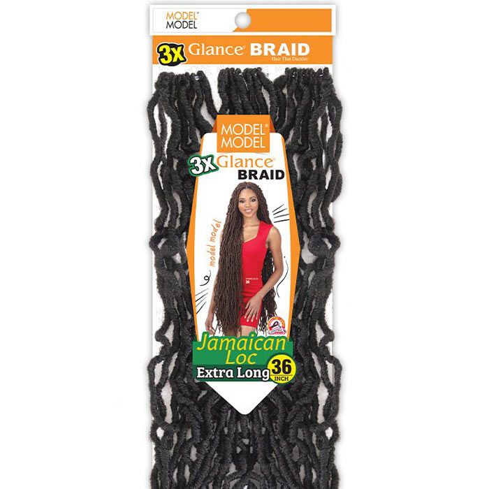 ModelModel 3X Jamaican Loc Braid 36