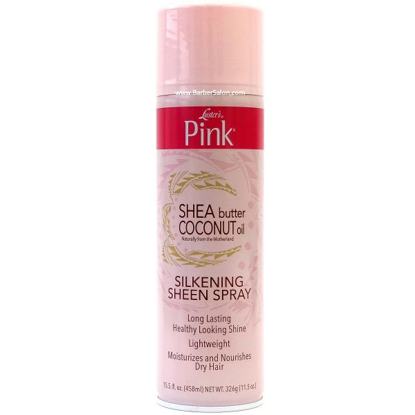 Luster's Pink Shea Butter Coconut Oil Silkening Sheen Spray 9.4oz