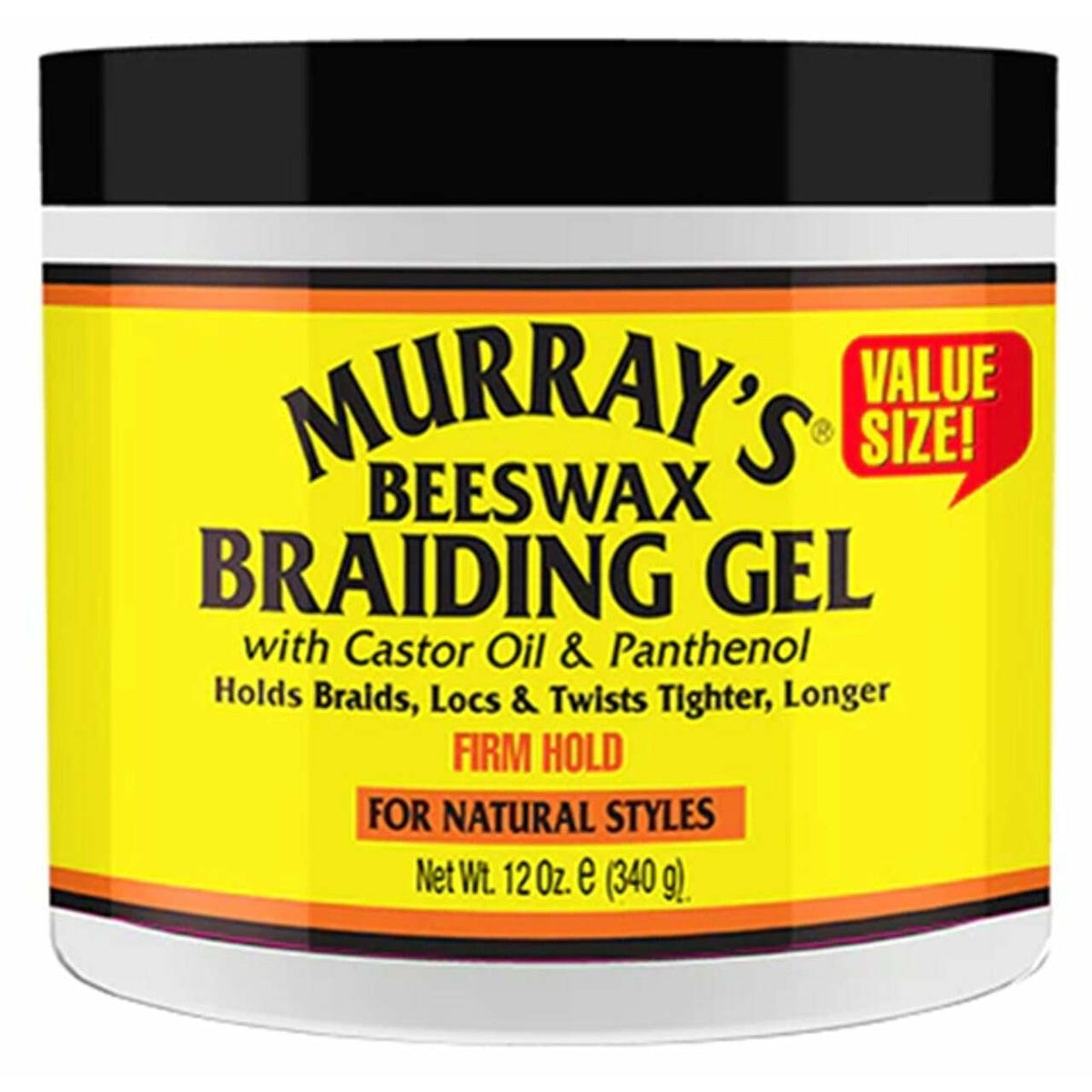Murrays Beeswax Braiding Gel 12 Oz