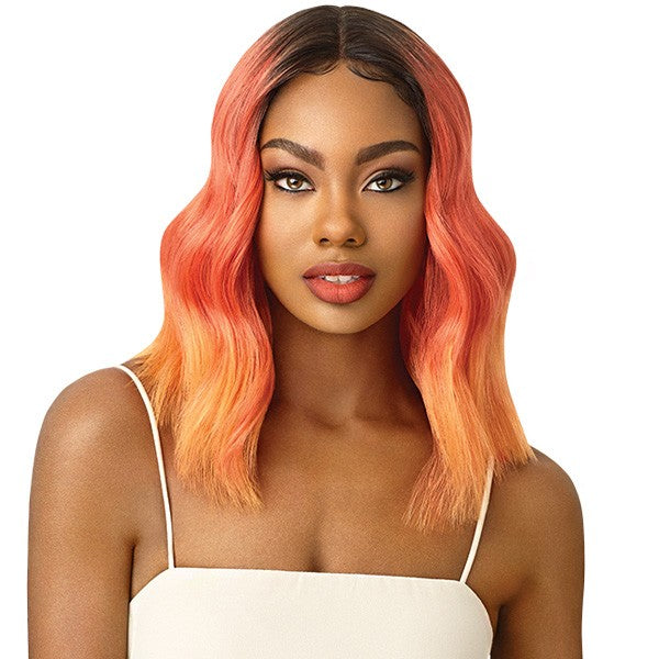 OUTRE SYNTHETIC COLOR BOMB I PART SWISS LACE FRONT WIG - NAHLA