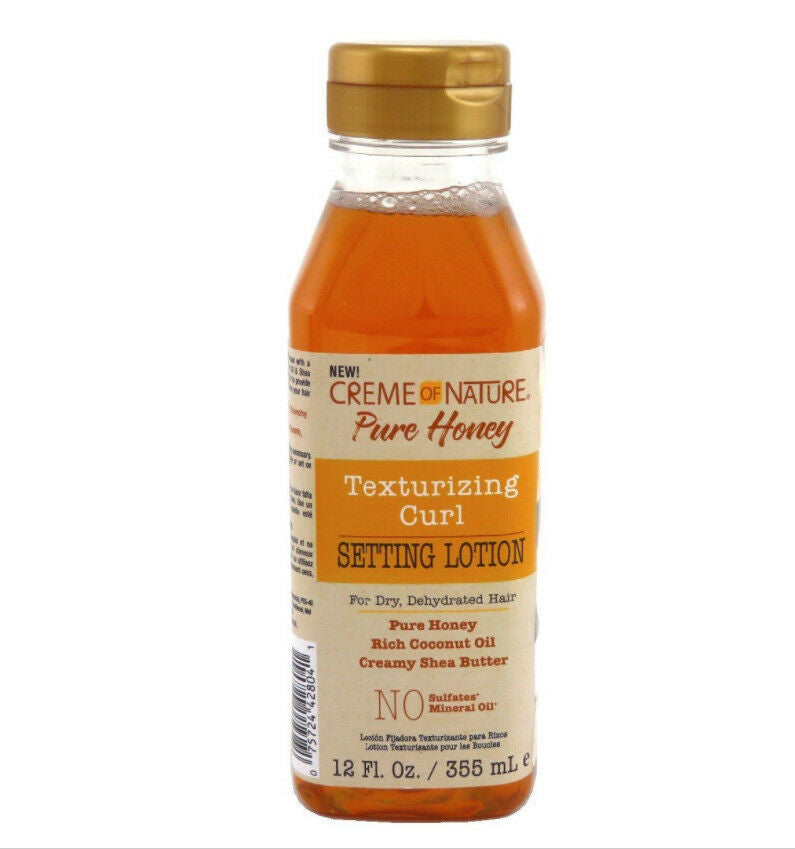 Creme Of Nature Pure Honey Texturizing Curl Setting Lotion 12oz