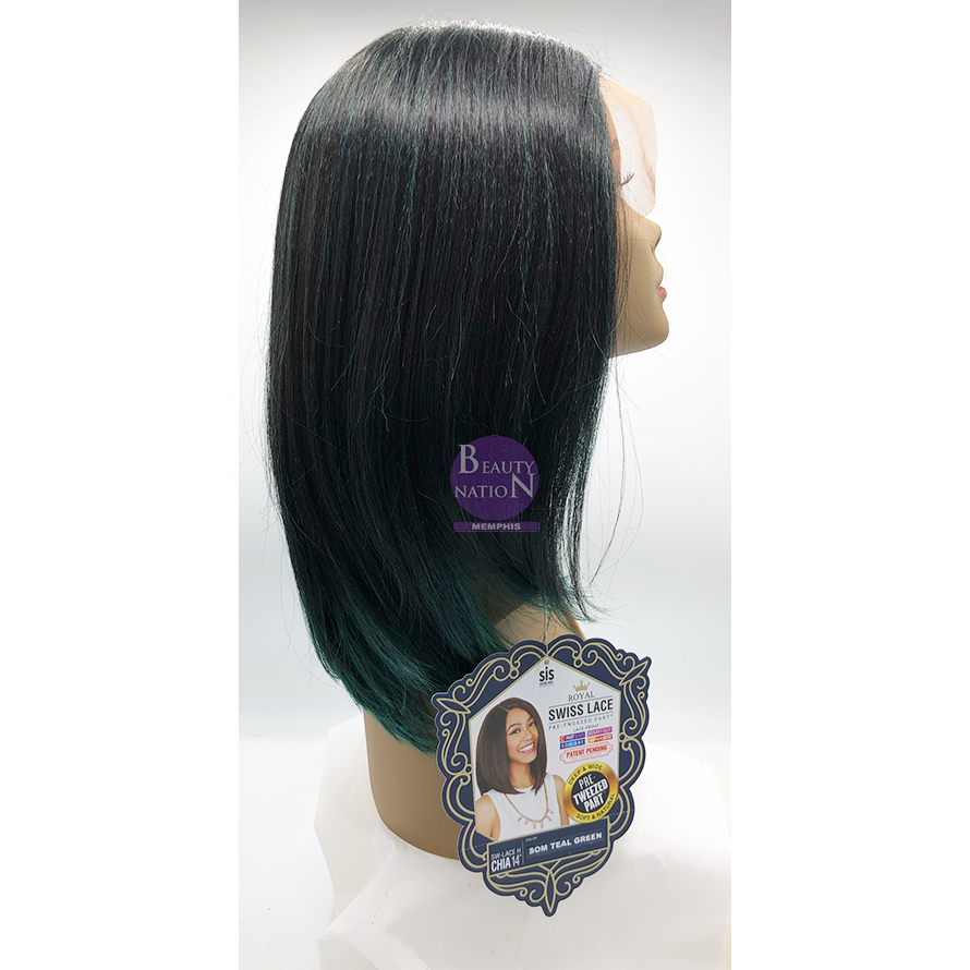 Zury Sis Royal Swiss Synthetic Hair Pre-Tweezed Lace Wig Chia 14"