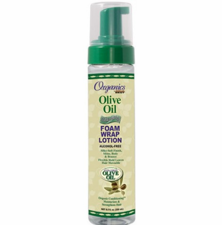 Africa's Best Originals Organics Olive Oil Foam Wrap Lotion 8.5 Oz