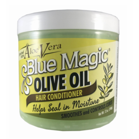 Blue Magic Olive Oil Hair Conditioner Enriched With Aloe Vera 12 Oz