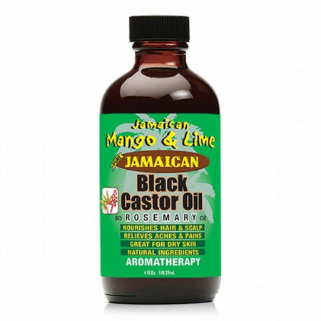 Jamaican Mango & Lime Black Castor Oil Rosemary 4oz Bottle