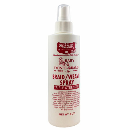 Baby Don't Be Bald Braid Spray 8 Oz