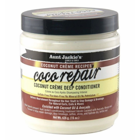 Aunt Jackie's Coconut Creme Coco Repair Coconut Creme Deep Conditioner 15 Oz