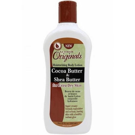 Africa's Best Ultimate Originals Therapy Cocoa Butter & Shea Butter Moisturizing Body Lotion 12 Oz