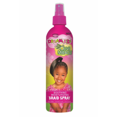 African Pride Dream Kids Olive Miracle Braid Spray 12 Oz