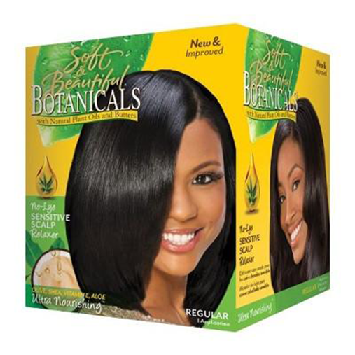 Soft & Beautiful Botanicals No-Lye Sensitive Scalp Relaxer Regular Or Coarse