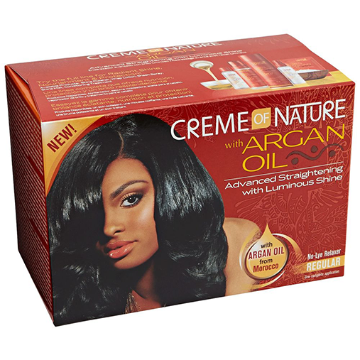 Cream Of Nature No Lye Argan Oil Relaxer Kit - Regular Or Super