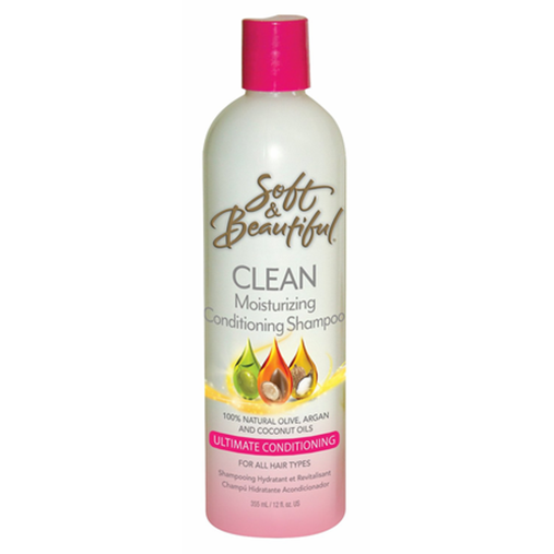 Soft & Beautiful Clean Moisturizing Conditioning Shampoo 12 Oz