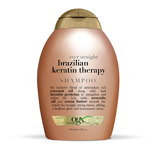OGX Shampoo, Ever Straight, Brazilian Keratin Therapy, 13 Fl Oz