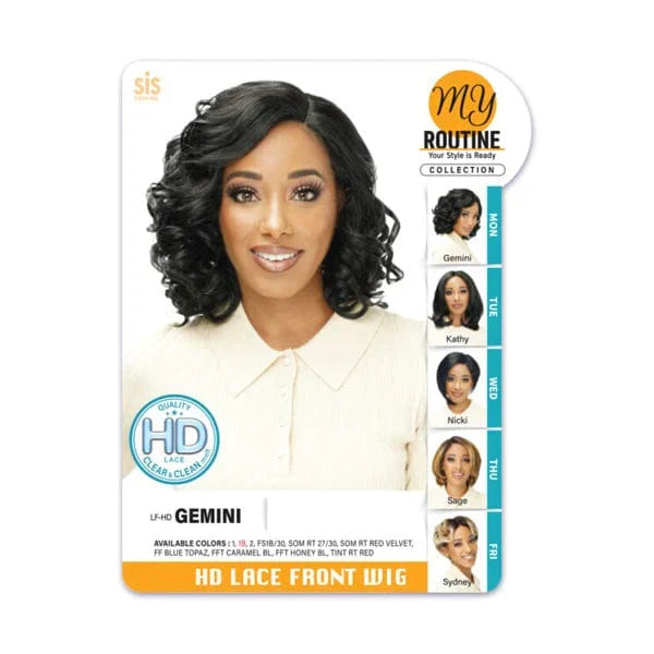 Zury Sis My Routine Synthetic HD Lace Front Wig - LF HD GEMINI