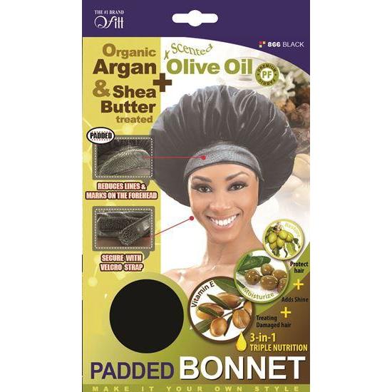  Qfitt 4 In 1 Oil Infused Padded Bonnet #865/#866