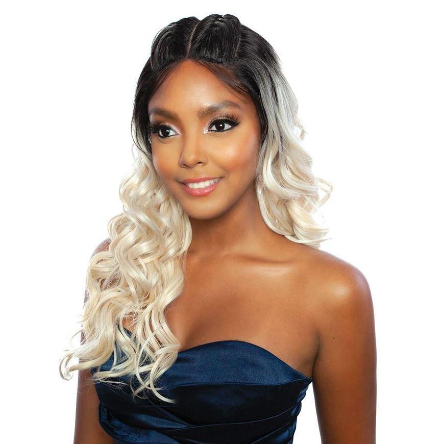  RED CARPET 3WAY TOP KNOT BRAID LACE WIG (Hot Water Set) Double French Knot 03 RCTB304