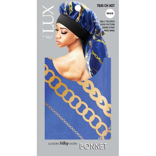  QFitt Lux Luxury Silky Satin Bonnet For Adults #7035