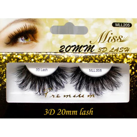  Miss Lashes 3D 20mm Lash - MLL205