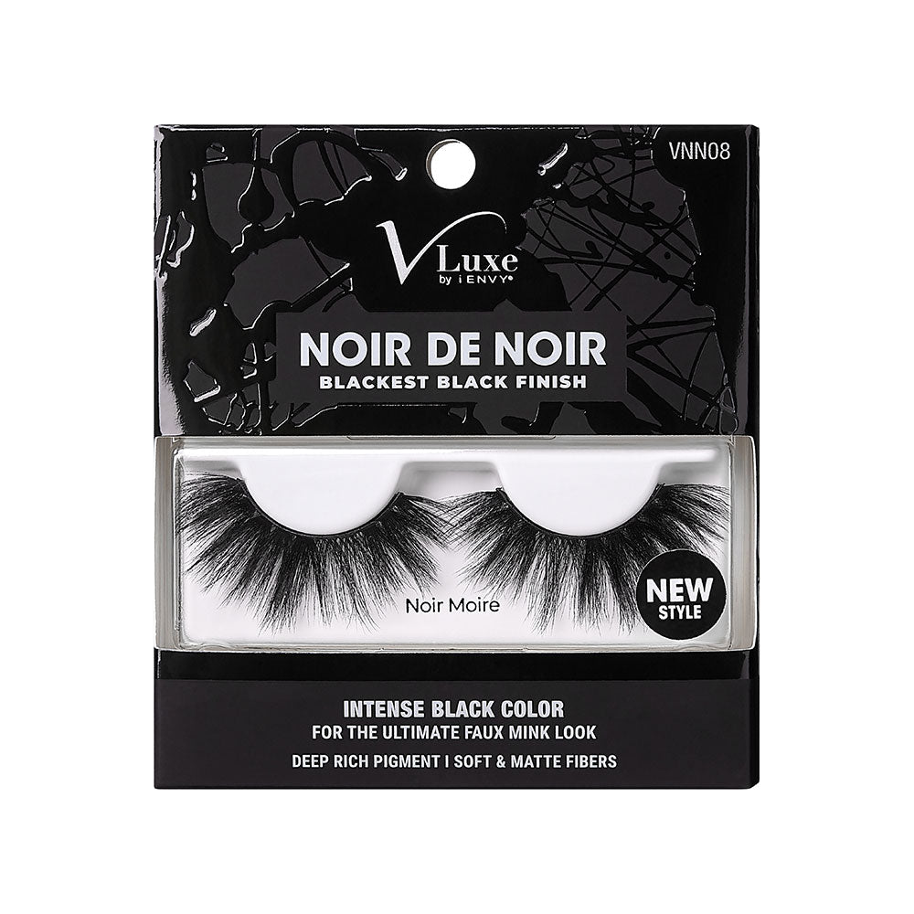 KISS V Luxe Noir De Noir Blackest Black Lashes "Noir Moire" #VNN08