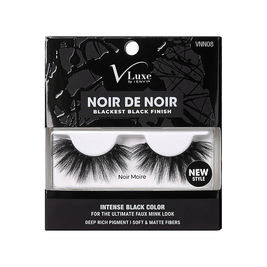 KISS V Luxe Noir De Noir Blackest Black Lashes "Noir Moire" #VNN08
