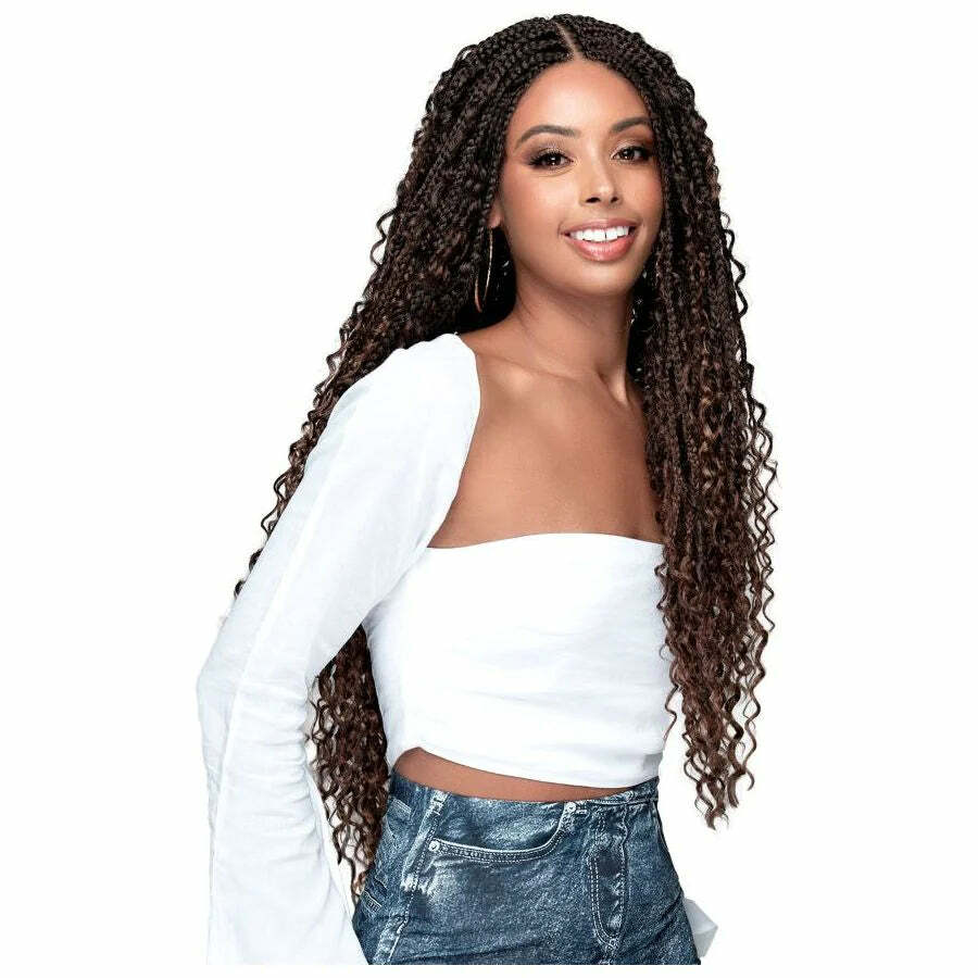  Bobbi Boss Natural Style HD Lace Front Wig - MLF624 Box Boho Braid 30