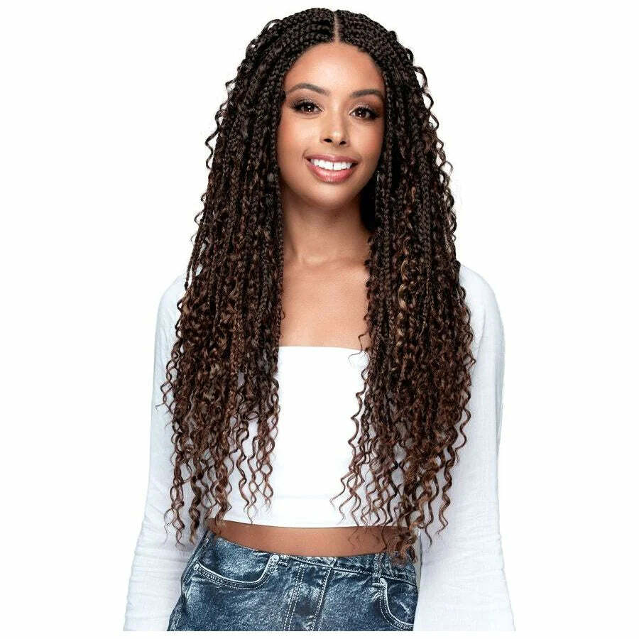  Bobbi Boss Natural Style HD Lace Front Wig - MLF624 Box Boho Braid 30