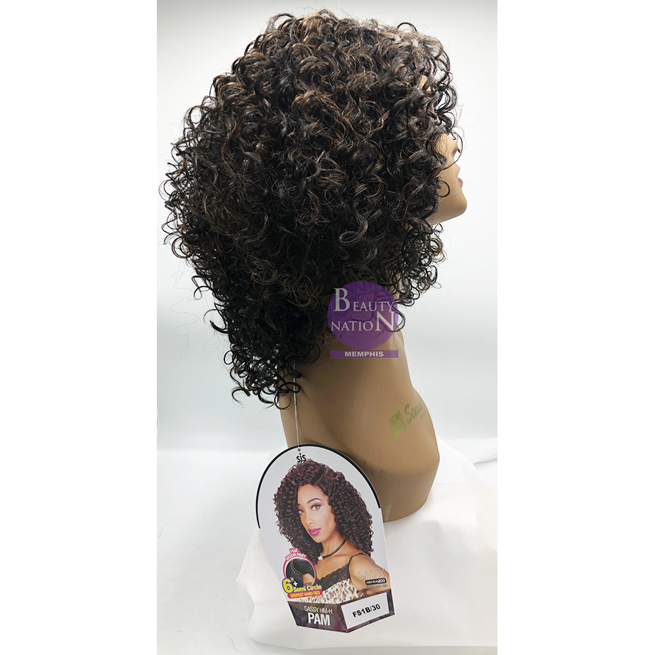  Zury Sis Sassy 6" Deepest Hand-Tied Moon Part Wig Sassy HM-H Pam