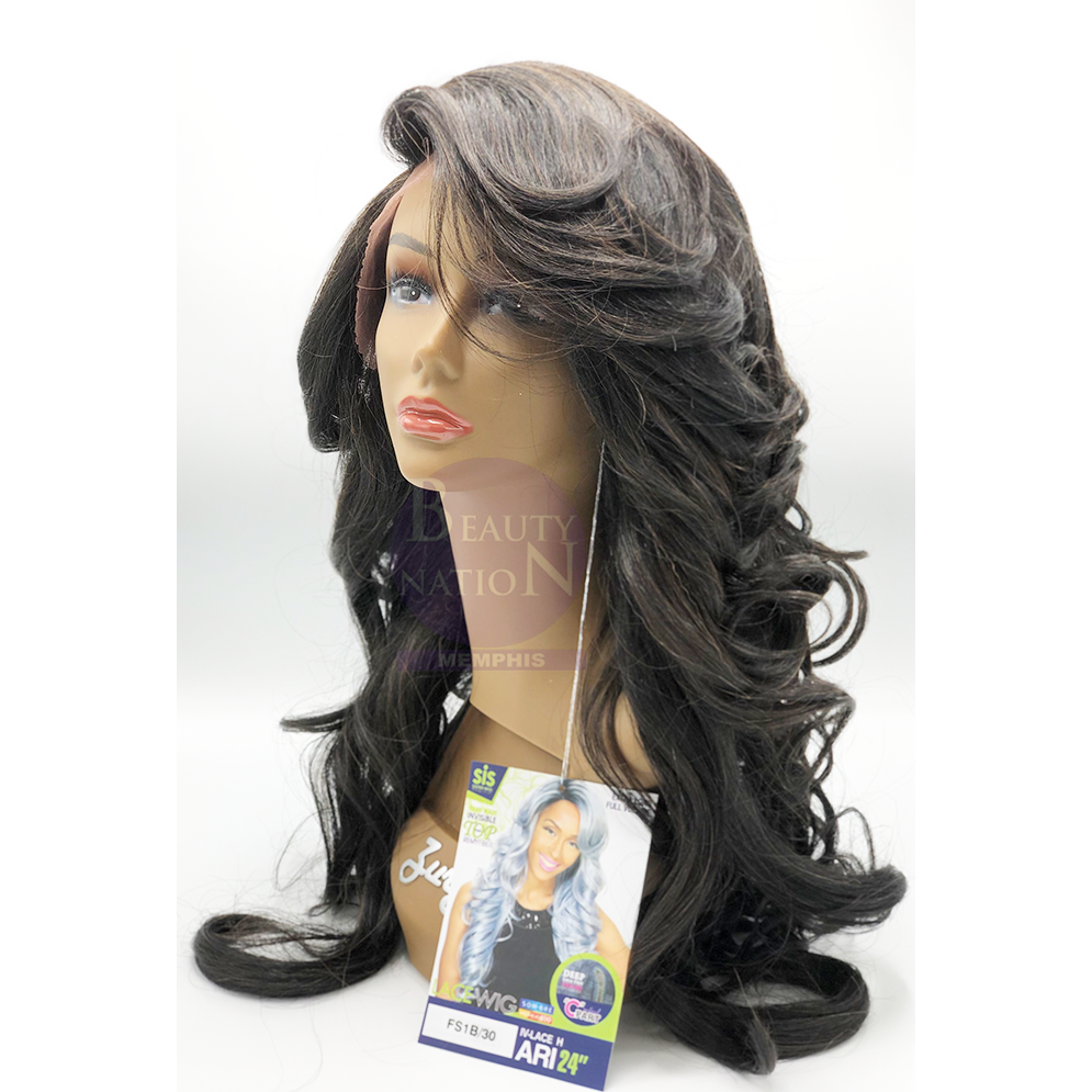  Zury Sister Wig Invisible Top Natural C Part Remy Fiber Lace Wig- IV LACE H ARI 24"