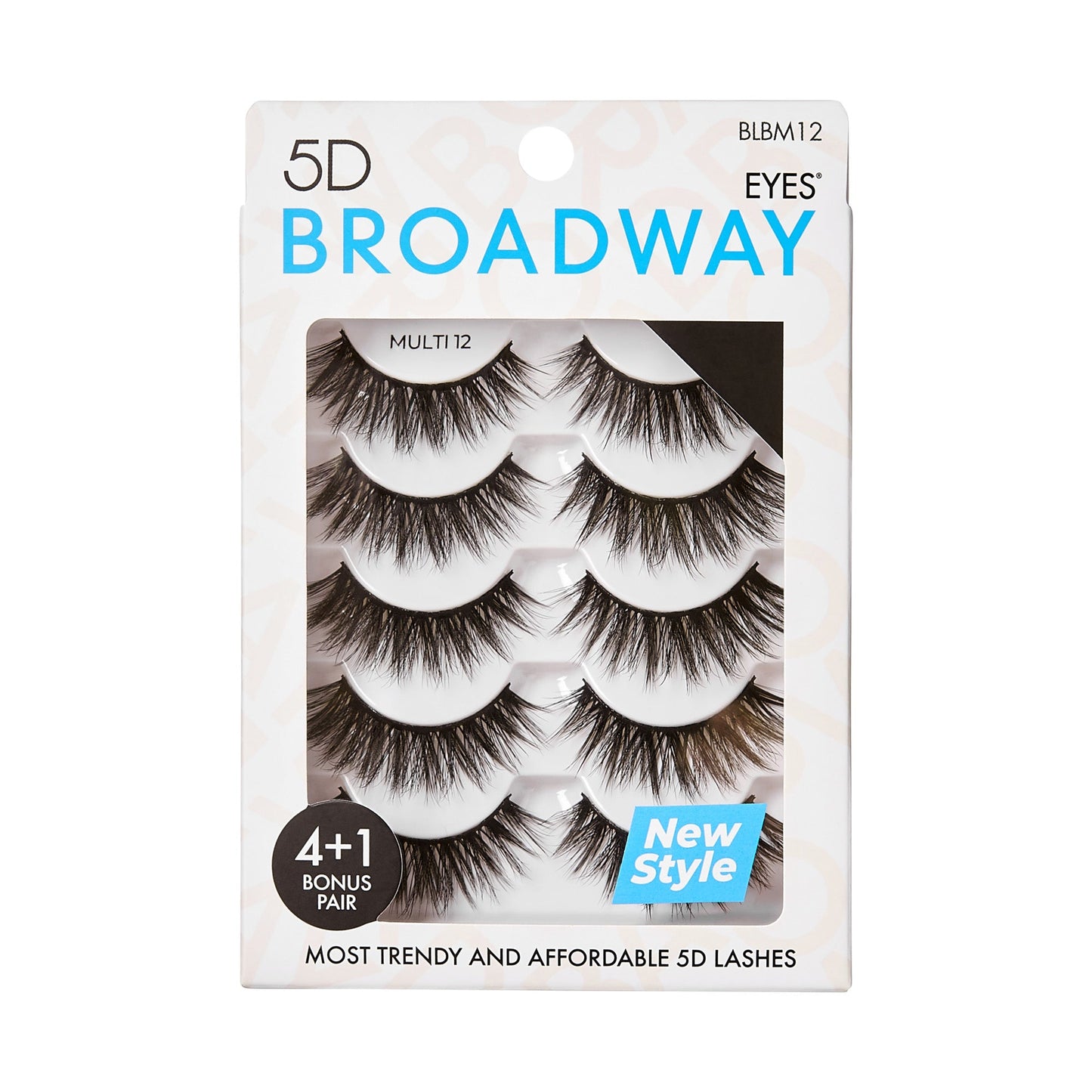 KISS Broadway 5D Lash Multi Pack - BLBM12