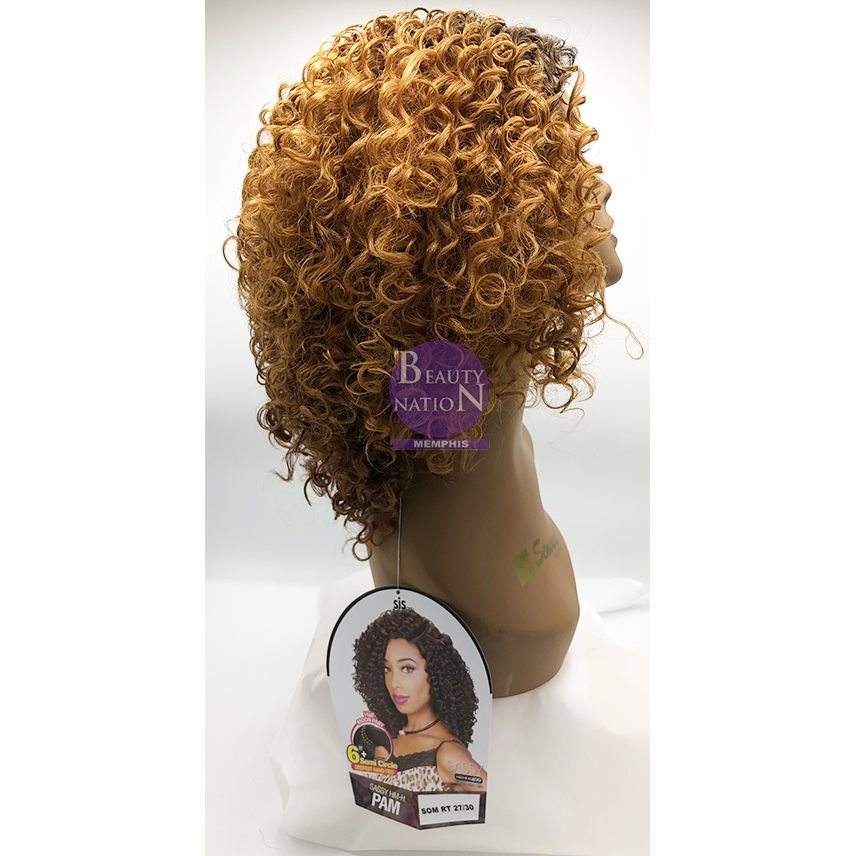  Zury Sis Sassy 6" Deepest Hand-Tied Moon Part Wig Sassy HM-H Pam