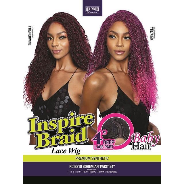  Mane Concept Red Carpet Inspire Braid Lace Part Wig - BOHEMIAN TWIST 24 (RCIB210)