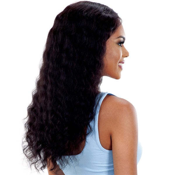  Mayde Human Hair 5" Lace & Lace Front Wig Natural Loose Curl