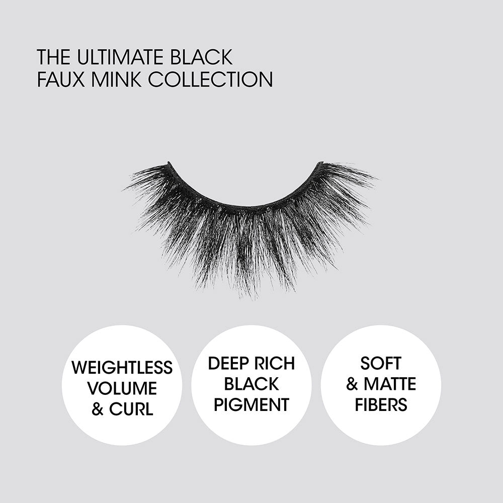 KISS V Luxe Noir De Noir Blackest Black Lashes "Noir Cashmere" #VNN09