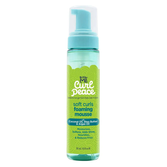  Just For Me - Curl Peace Soft Curls Foaming Mousse 8.5 Oz.