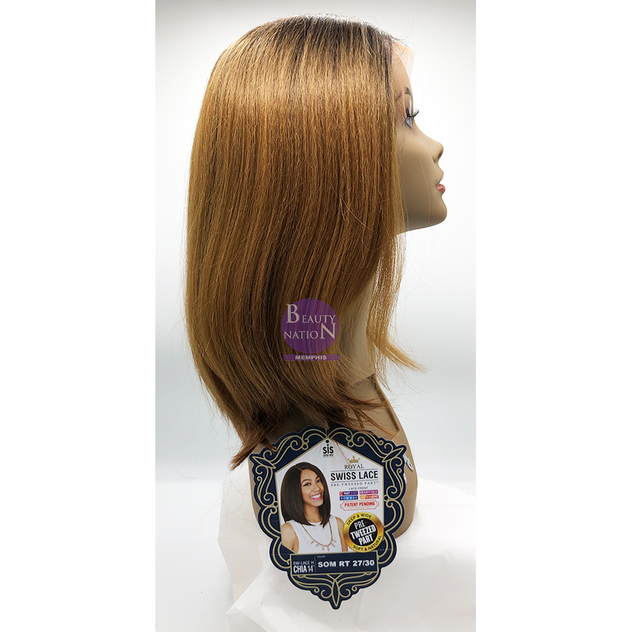  Zury Sis Royal Swiss Synthetic Hair Pre-Tweezed Lace Wig Chia 14"