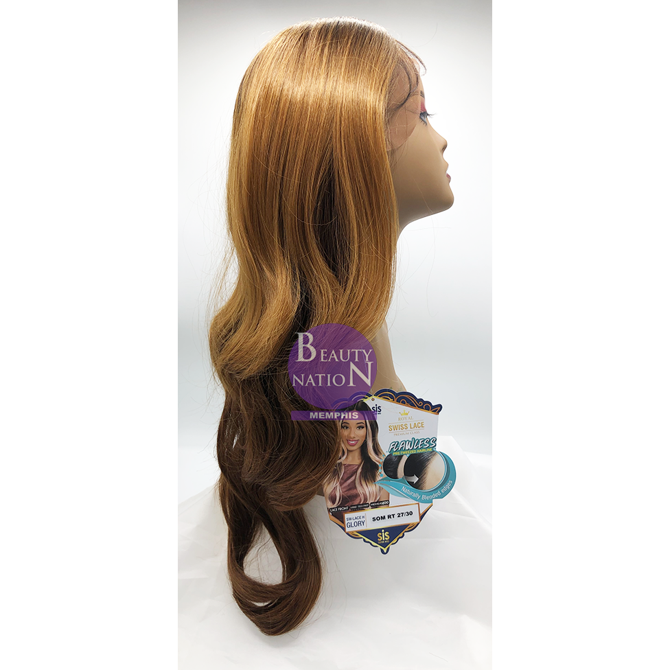  Zury Sis Royal Swiss Lace Synthetic Hair Lace Front Wig - LACE H GLORY