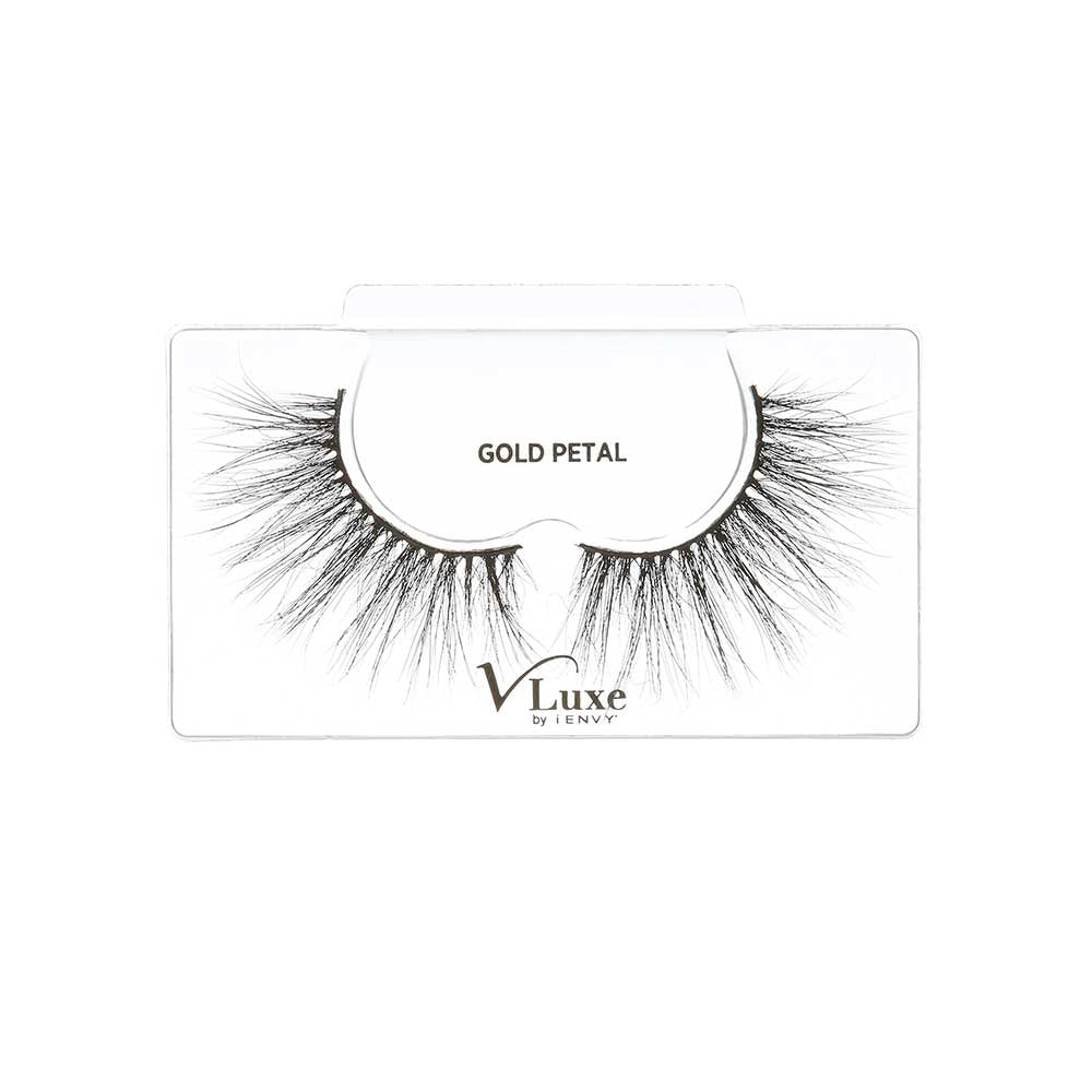 KISS V Luxe Real Mink Lashes "Gold Petal" #VLEC10
