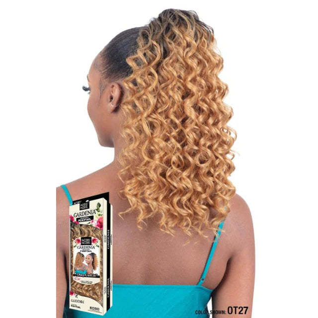 Model Model Gardenia Drawstring Ponytail - DEEP CURL 16