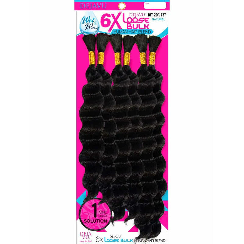  6X LOOSE BULK 18-20-22" By Dejavu