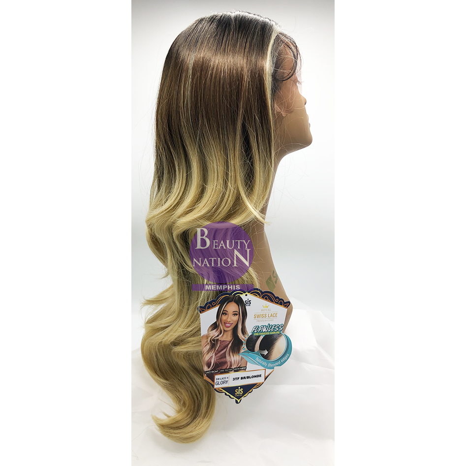  Zury Sis Royal Swiss Lace Synthetic Hair Lace Front Wig - LACE H GLORY