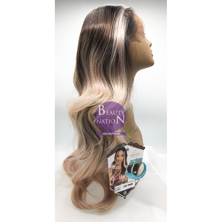  Zury Sis Royal Swiss Lace Synthetic Hair Lace Front Wig - LACE H GLORY
