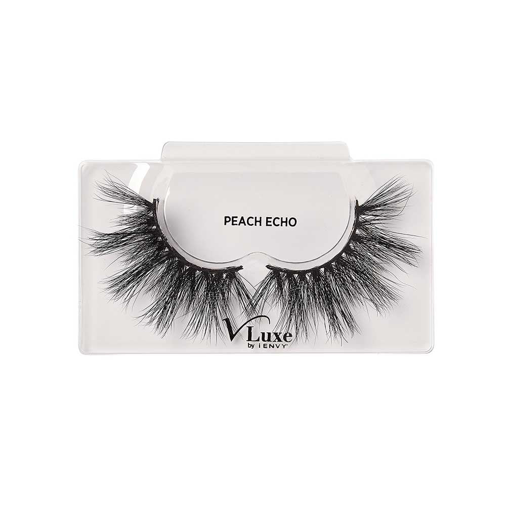 KISS V Luxe Real Mink Lashes "Peach Echo" #VLEC05
