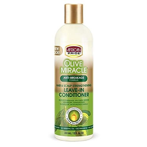  African Pride Olive Miracle Leave In Conditioner 12oz