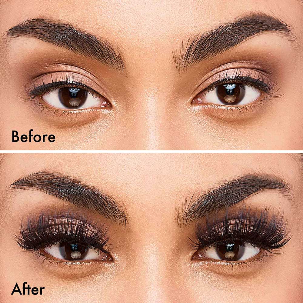 KISS V Luxe Noir De Noir Blackest Black Lashes "Noir Satin" #VNN03
