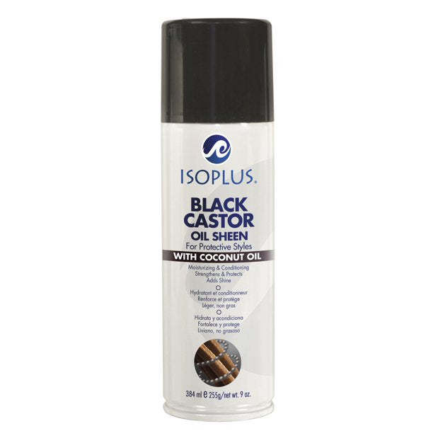  Isoplus Black Castor Oil Sheen 9oz