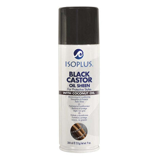  Isoplus Black Castor Oil Sheen 9oz