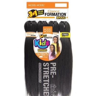  4X Formation Kid's Braid 16" Glance Braiding Hair Model Model