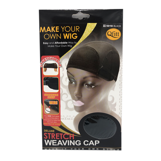  Qfitt Deluxe Stretch Weaving Cap 5018 Black