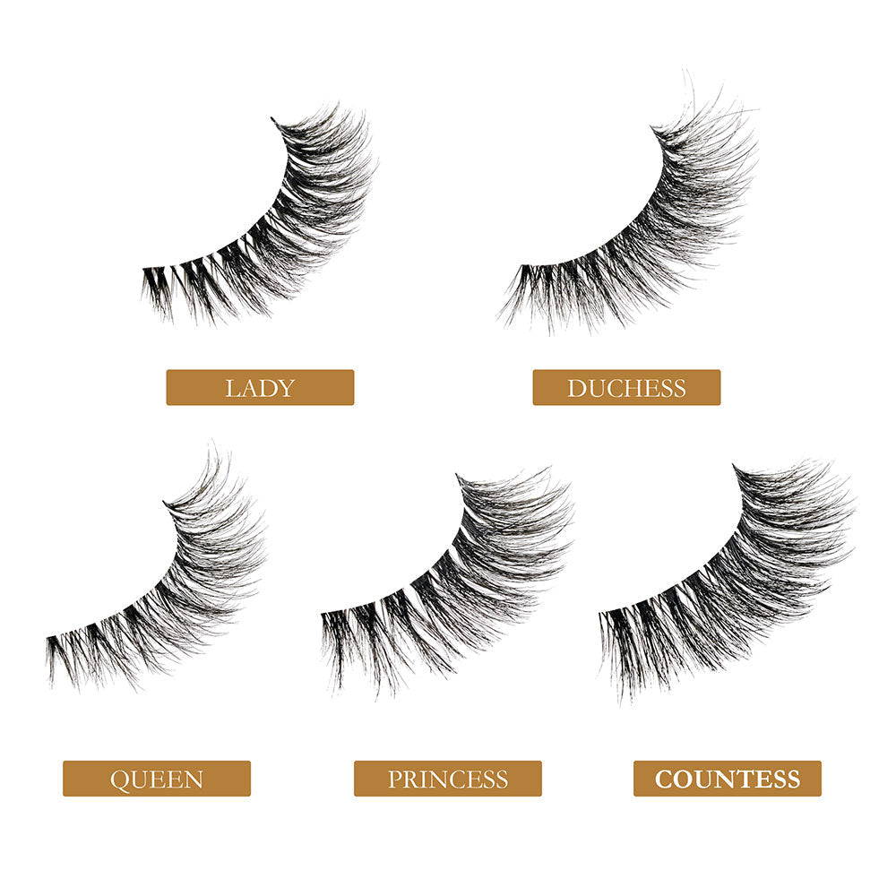 KISS V Luxe True Fit Lashes "Countess" #VRS05